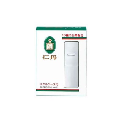森下仁丹 仁丹メタルケース入 720粒（180粒4袋） [ 医...のサムネイル