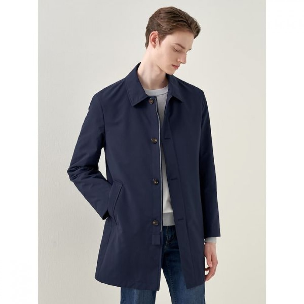 [ギャラクシー] スタンカラーショートトレンチネイビー (GA423TU02R)