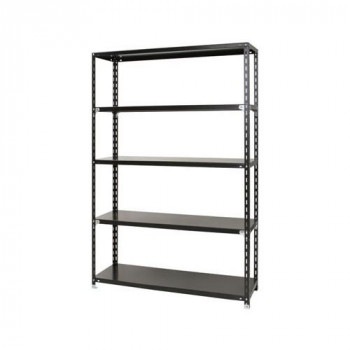 スチールラック　NC1500-24-5段 間口1500x奥行450x高さ2400mm　ブラック