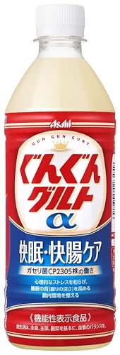 アサヒ飲料 ぐんぐんグルトα 快眠・快腸ケア 500ml×24本睡眠の質を高める/腸内環境を整えるのに役立つ]ガセリ菌CP2305株]機能性表示食品]