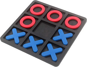 Tic Tac Toe ゲーム 子供と家族のためのゼロとクロスゲーム ミニボードゲーム 15x15 Cm 3D ポータブル 旅行ゲーム 装飾