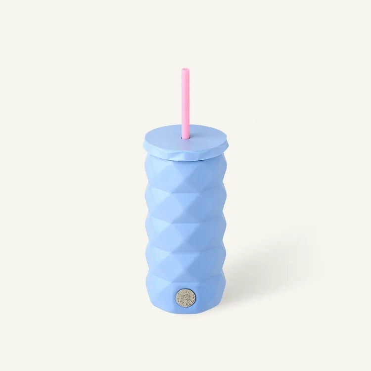 SS コットンキャンディ ナナス ブルー タンブラー 444ml 韓国スターバ グッズ