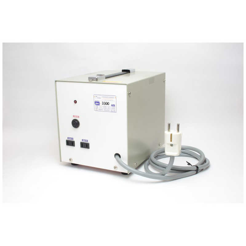 日章工業　変圧器トランスフォーマ SKシリーズ(200V100V容量3300W)　SK‐3300