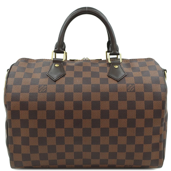 ルイヴィトン LOUIS VUITTON 2WAYバッグ スピーディ バンドリエール30 ダミエキャンバス ダミエエベヌ ゴールド金具 茶 ショルダー ミニボストン 鍵・パドロック欠品 N41367