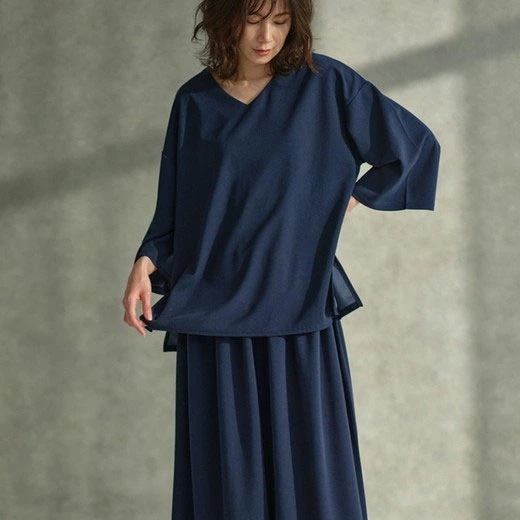 [最安値挑戦]！【2点セット】 ゆるっとセットアップ レディース 夏 スーツ セットアップ パンツスーツ M-3L