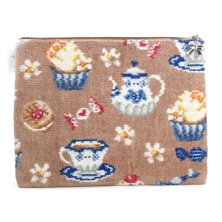 フラットポーチ 保険証通帳入れ　スウィートトリート 限定デザイン カフェ紅茶お菓子 SWT252005 6,336円