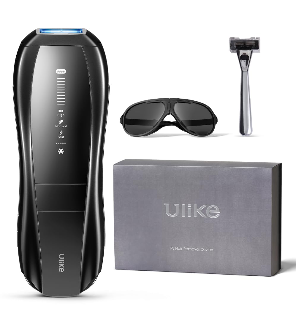 【正規品】Ulike X + メンズ脱毛器 サファイア冷感技術(保冷剤不要)でほぼ無痛/2年保証/週3回で効果実感 全身脱毛対応(髭/脇/脚/腕/VIO) 家庭用 脱毛器 自動連射 ワイド照射 スキン