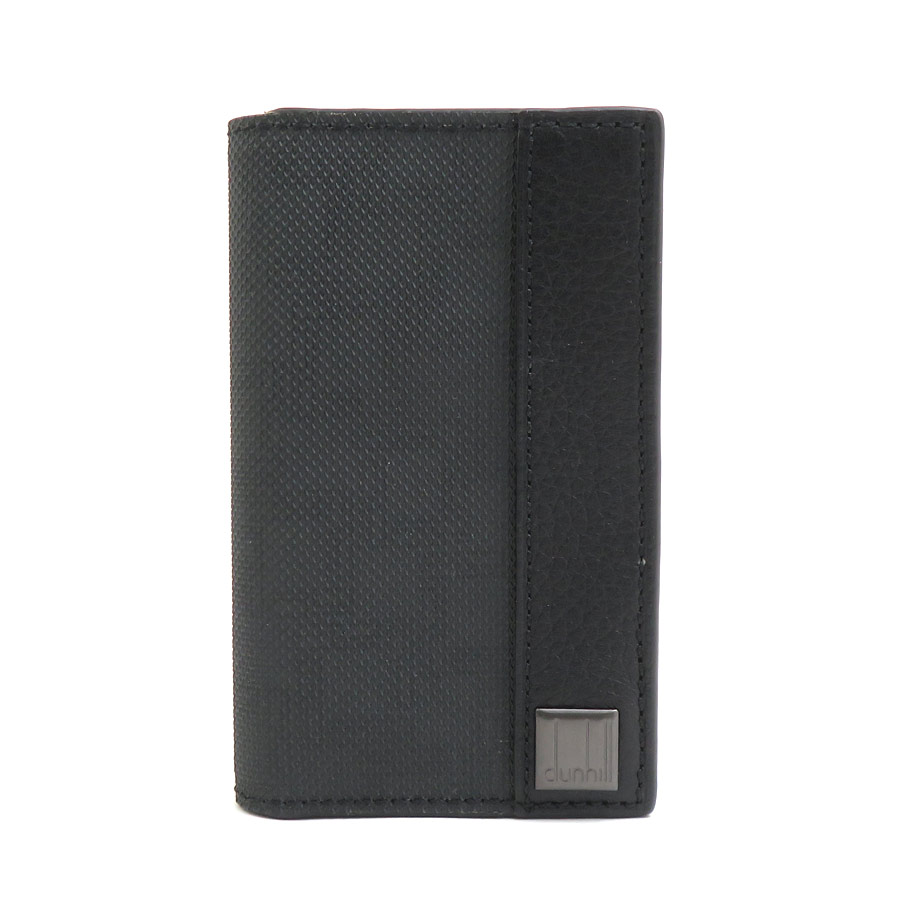 ダンヒル Dunhill キーケース レザー ブラック メンズ 55890g