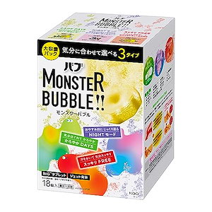 限定　3種セット バブ BIG モンスターバブル 18錠入 高濃度炭酸入浴剤 温泉成分配合 医薬部外品