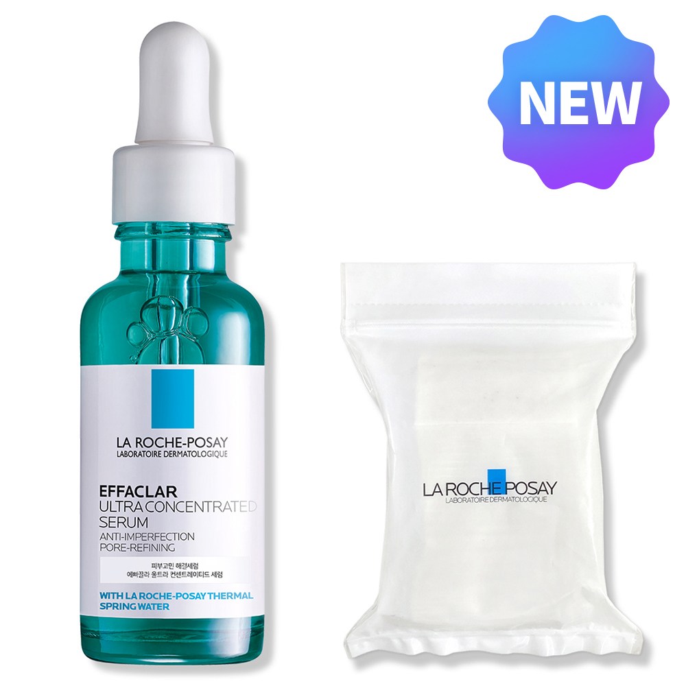 ラロシュポジェエパドゥラウルトラコンセントレイテッドセラム30ml +ビーガン化粧綿30枚