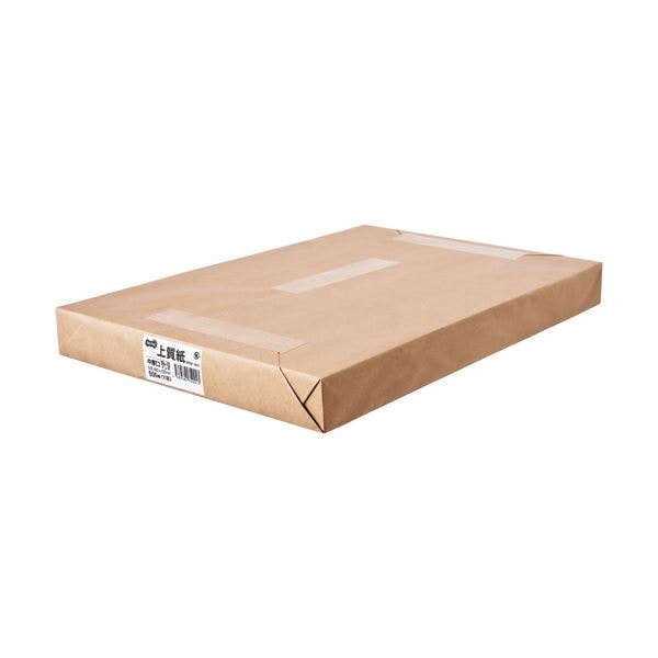 (まとめ) TANOSEE 上質紙 中厚口19×13インチ(483×330mm) 1冊(500枚) (×5セット)