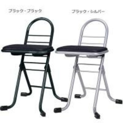ルネセイコウ プロワークチェアミニ 日本製 完成品 PW-100 ブラック・ブラック