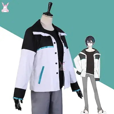 バーチャル アイドル vTuber レインボー クラブ Dai グレー コスプレ lovelive アニメ スーツ コスチューム期間限定30％