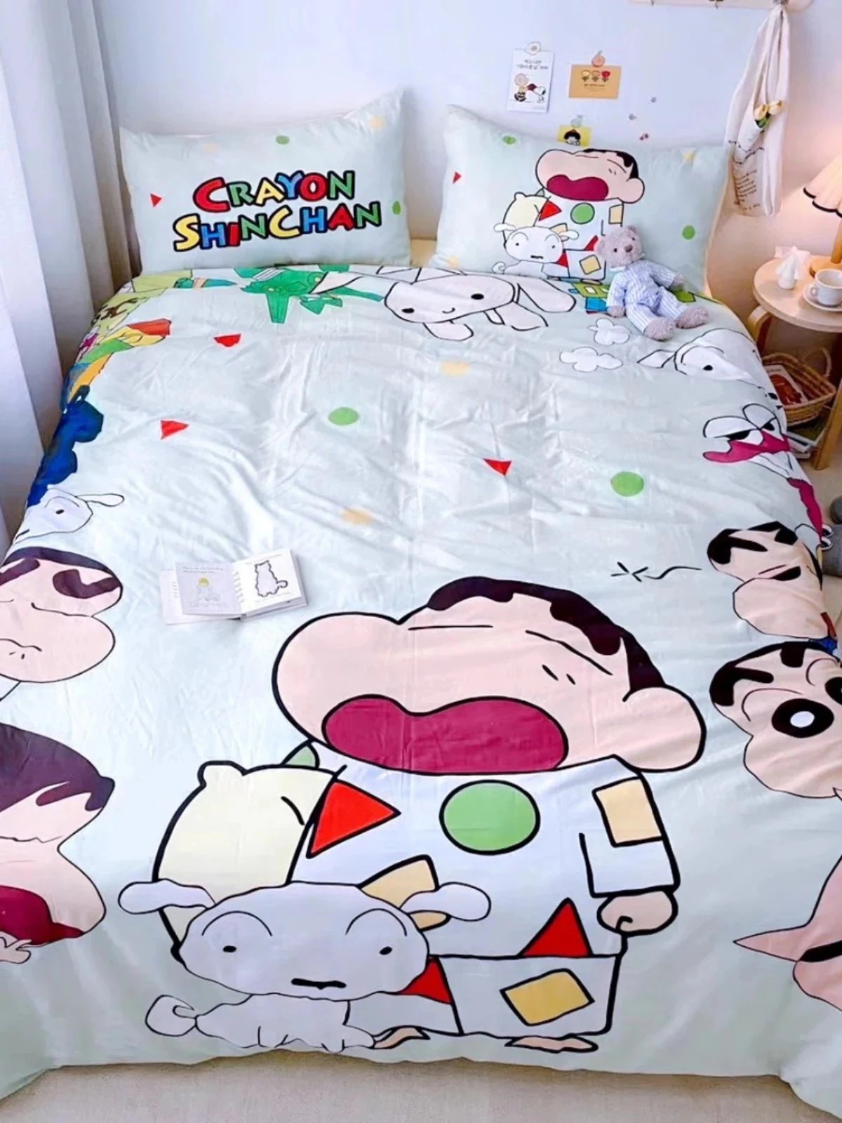 [限時優惠/最新デザイン]綿4点掛け布団カバー 寮用シングル綿3点セット