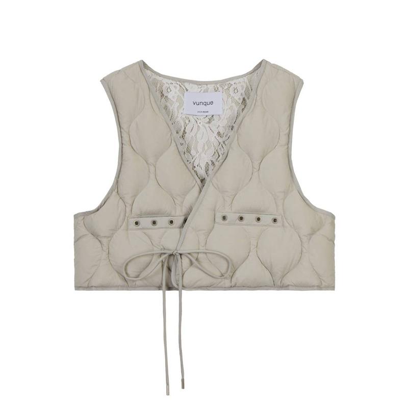 Perfec Light Down Vest (パーフェクライトダウンベスト) グレージュ VQB5-1JP801-1GY