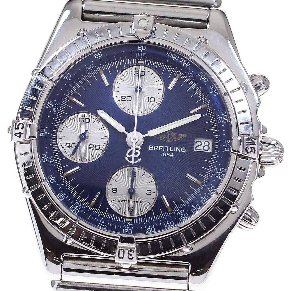 ブライトリング BREITLING A13048 クロノマット デイト 自動巻き メンズ _785605【中古】