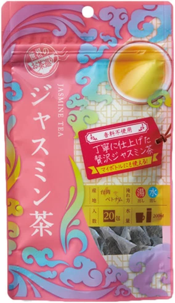 Tokyo Tea Trading(トーキョーティートレーディング) 世界のお茶巡り ジャスミン茶(ティーバッグ) 20P×4個