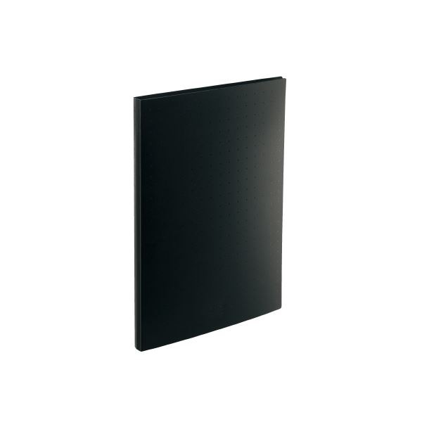 (まとめ）LIHITLAB 名刺帳 A4 300枚用 黒 A-5042-24(×10セット)