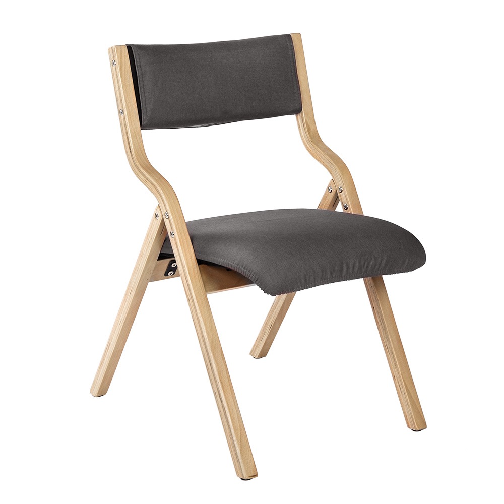 ブラウン ダイニングチェア 木製 椅子 完成品 介護チェア イス 折りたたみチェア カバー洗える