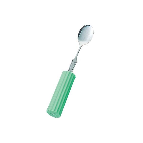 (まとめ)フセ企画 食事用具 曲げ曲げハンドルシリコンスポンジ付 スプーン小(4) 5148 R22SS28(×2セット)