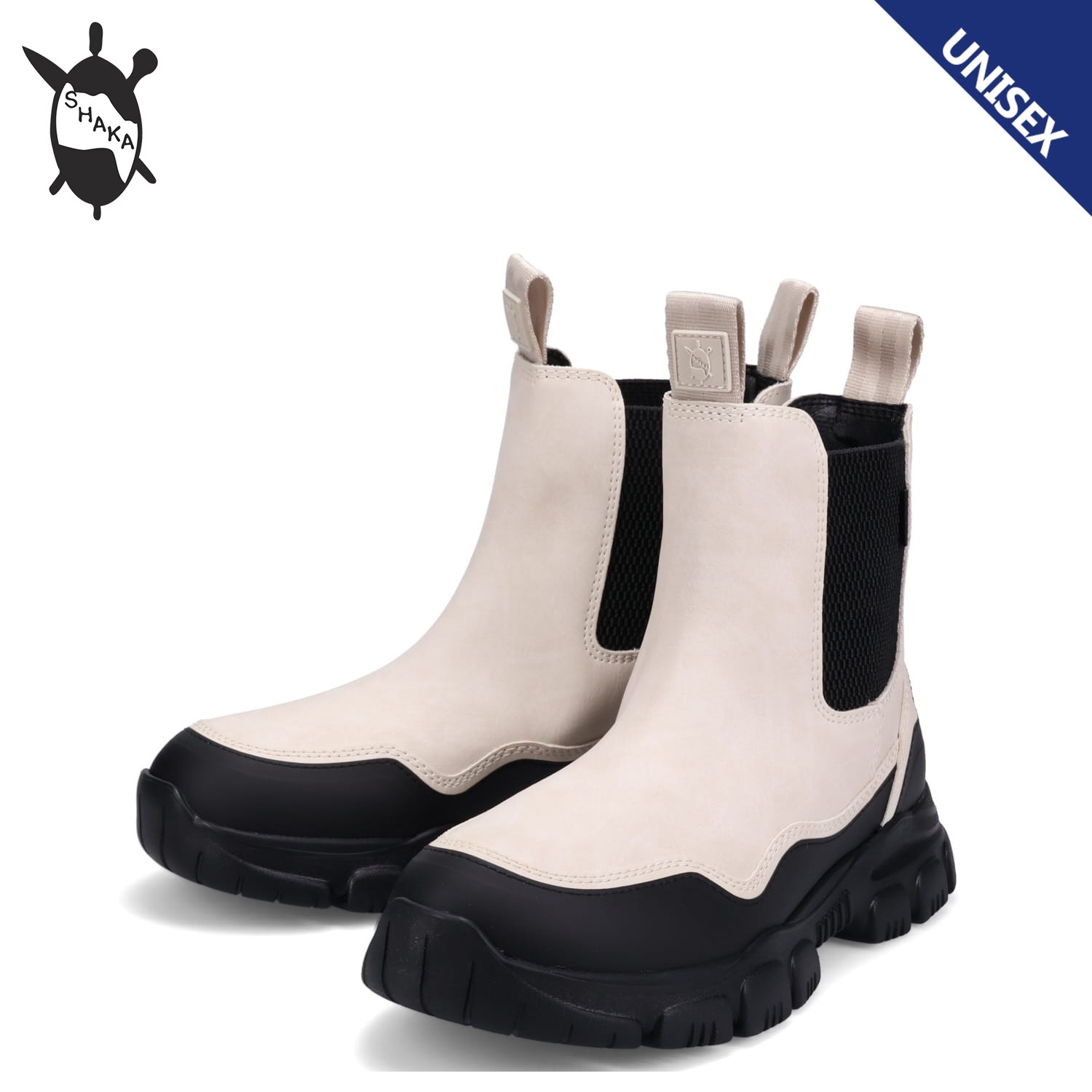 サイドゴアブーツ トレック チェルシー メンズ レディース 撥水 オフホワイト 433201 7,770円