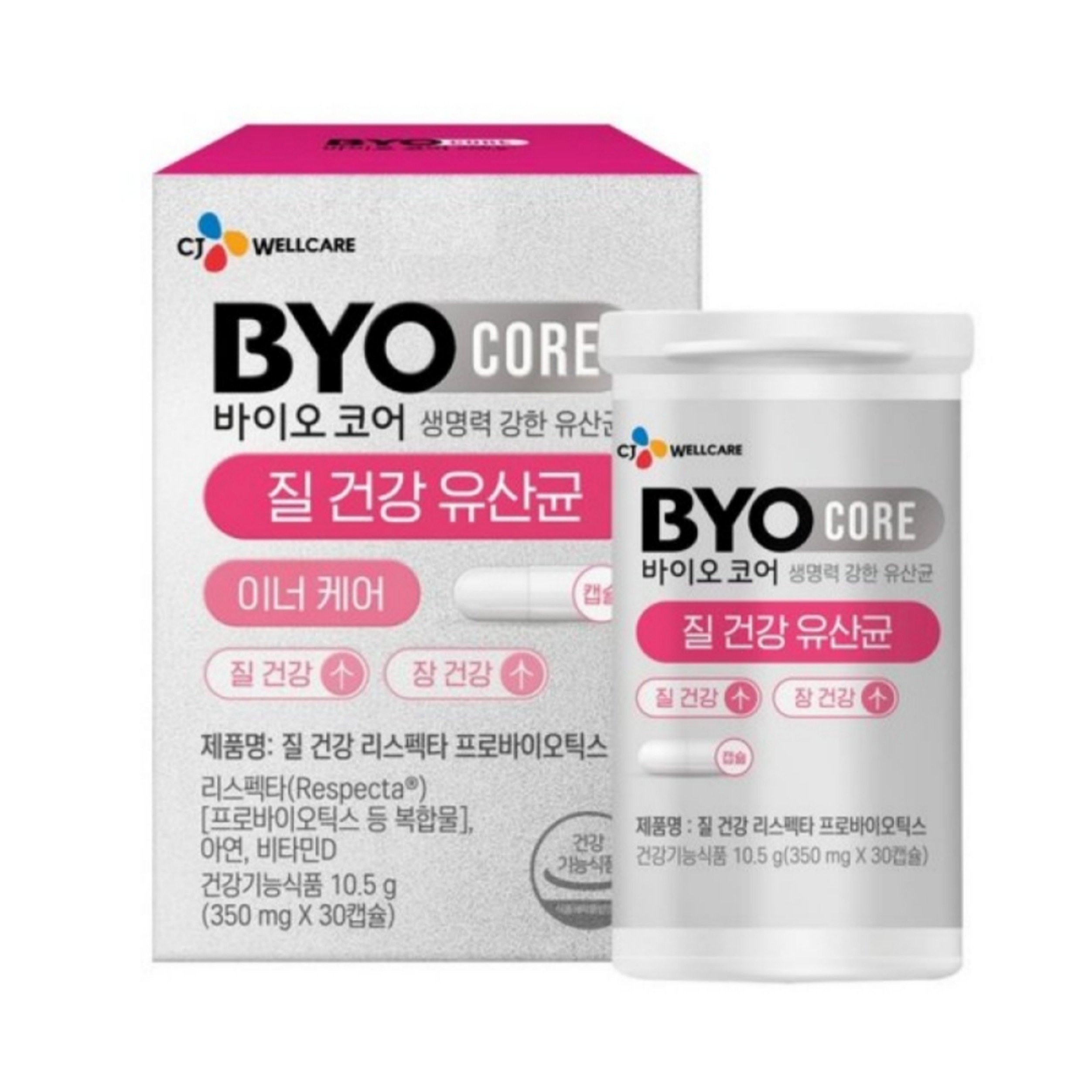 BYO CORE 膣健康リスペクタプロバイオティクス30カプセル（1ヶ月分）女性の膣健康 腸健康乳酸菌
