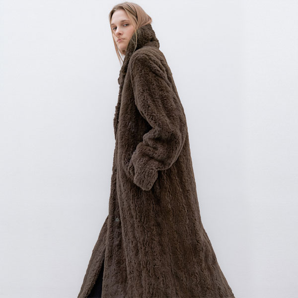 FLUFFY FUR MAXI COAT (CT-1474)