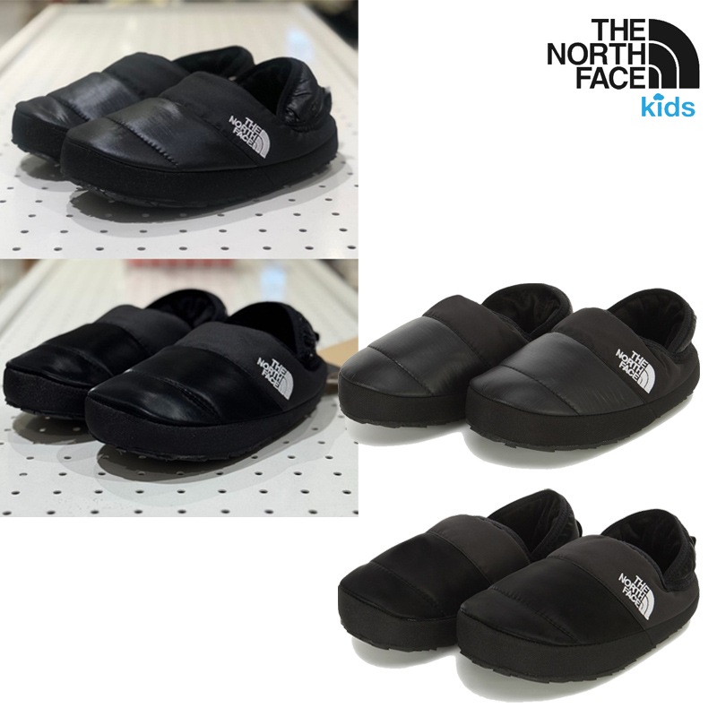 NS85R98S NS85R98T KS NUPTSE MULE 25FW新作 キッズ 撥水 保温 軽量 クッション 防滑 ライニング スリッポン 履き易い 室内外OK 通学 外出 冬用 あったか