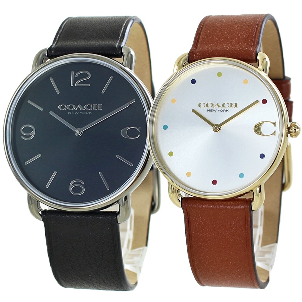 ペアウォッチ コーチ ペア腕時計 カップル 大人 メンズ レディース 革ベルト 夫婦 両親結婚祝い ブランド 時計 シンプル 誕生日 結婚記念日 ペアギフト 1460264514504206