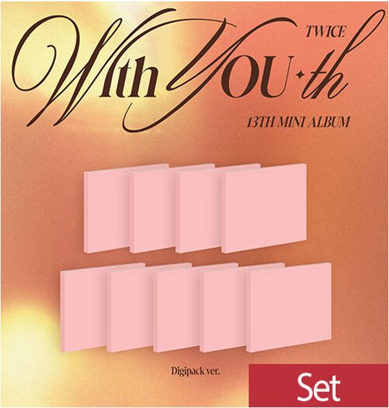 【9種セット】TWICE - 13th Mini Album With YOU-th (Digipack ver.)