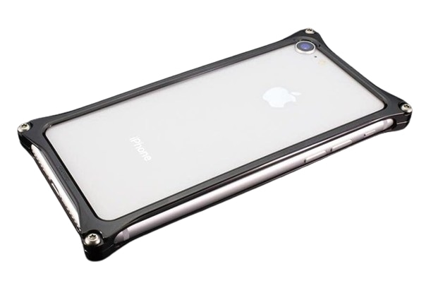 ギルドデザイン(GILD design) ソリッドバンパー ポリッシュブラック iPhoneSE 2020 8 7 GI-402PB 42412 iPhone 8 iPhone 7