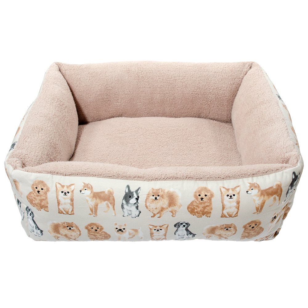 ふんわりあたたか　わんこのソファー　アイボリー　ハンドメイド　犬　用品　Ｌｅａｆ　ＣＲＣ30―55―15―10―00