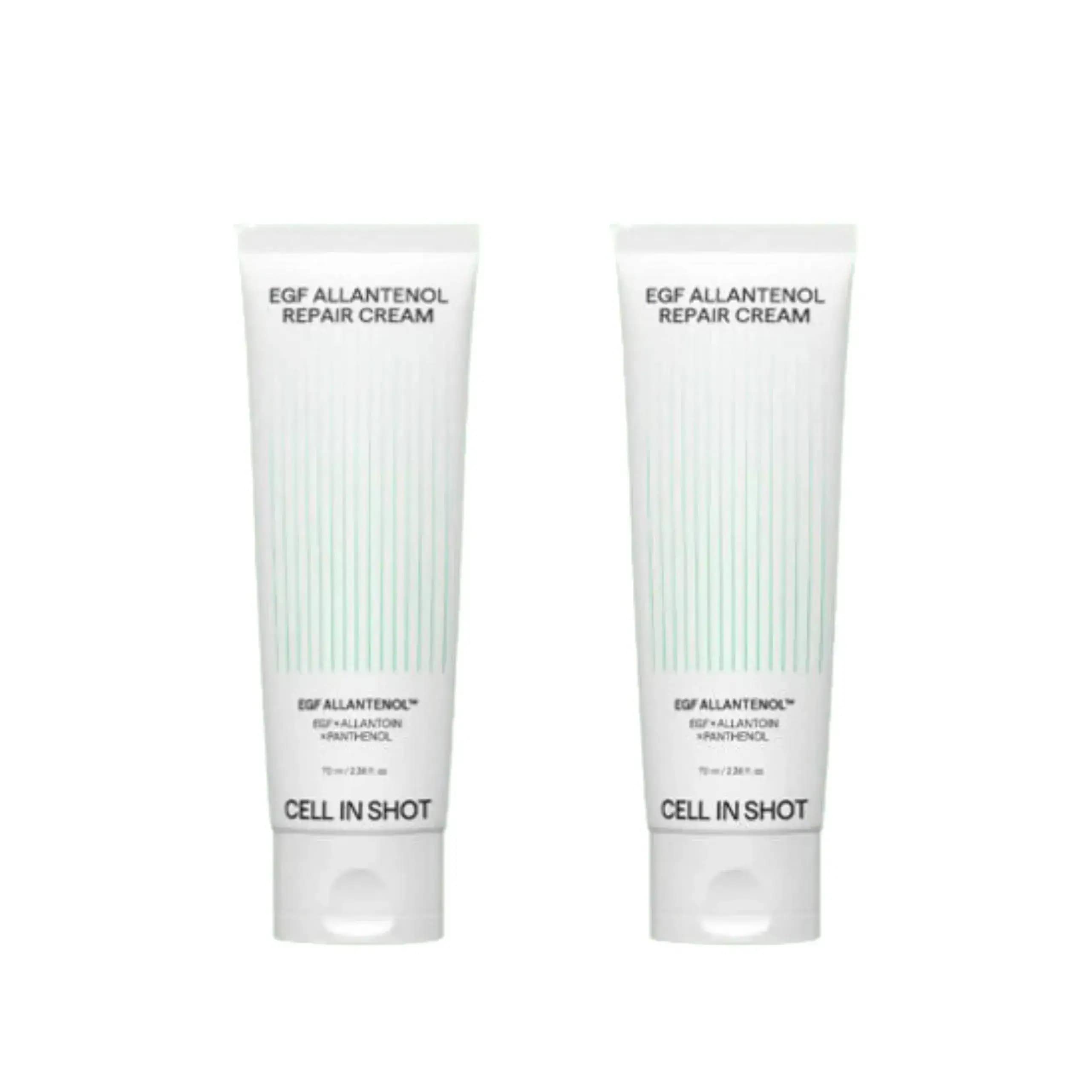 EGF アランテノール リペアクリーム 70ml+70ml #鎮静クリーム #ダメージケア #トラブルケア