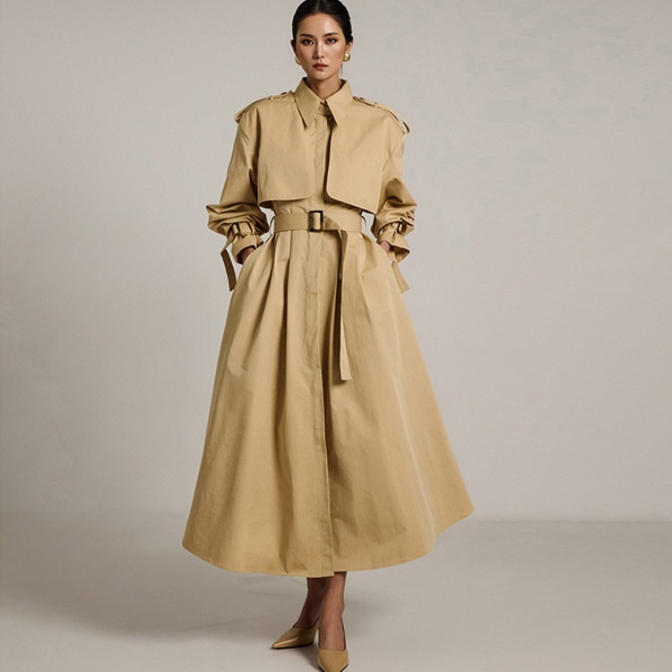 D9505 ベルトセット トレンチワンピース