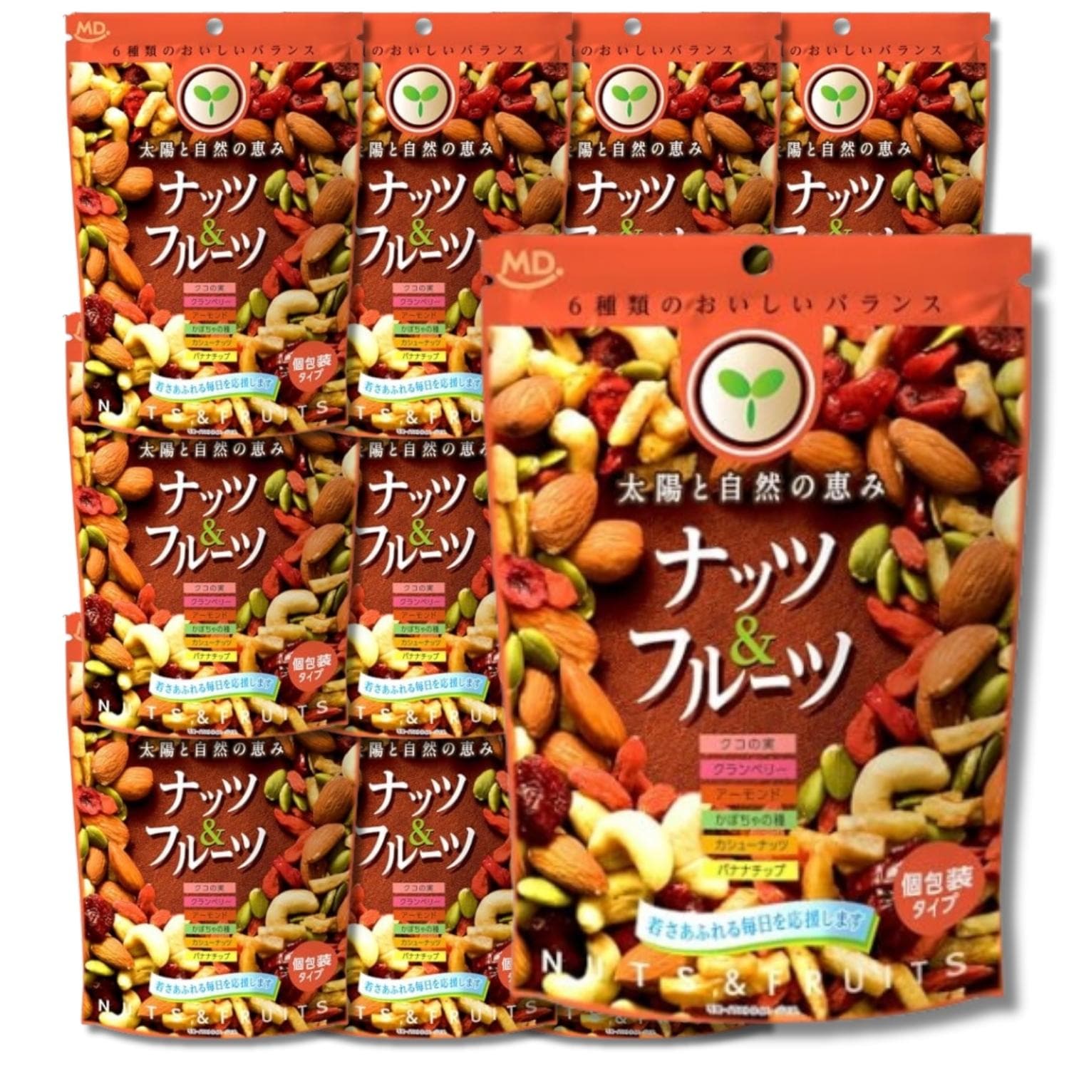 12個セット MDホールディングス ナッツ＆フルーツ 75g ミックスナッツ フルーツ