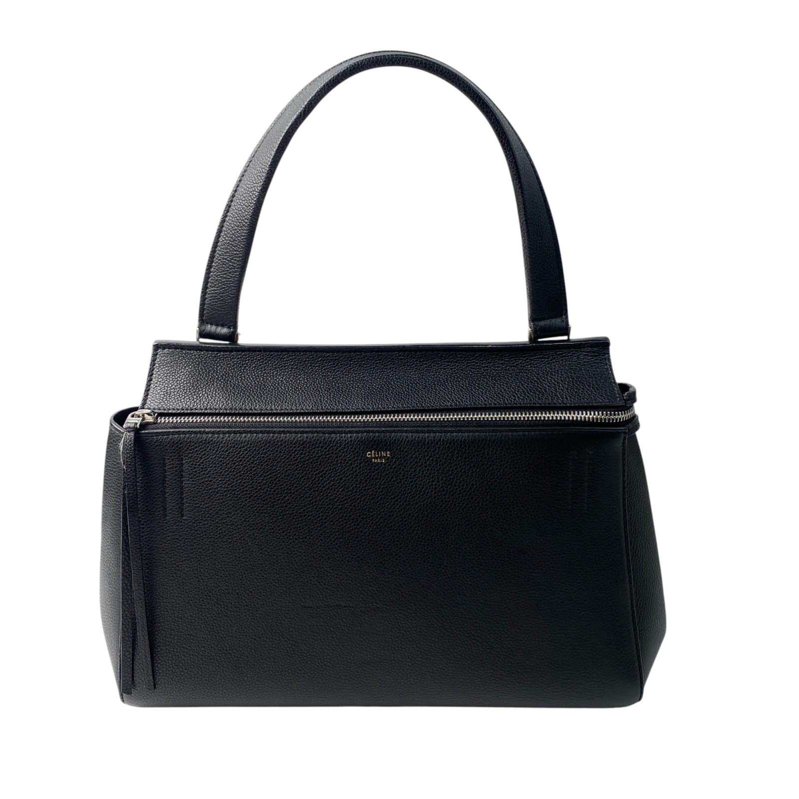セリーヌ CELINE レディース エッジ ハンドバッグ ミディアム ハンドバッグ ブラック