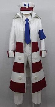 ムスカ大佐　コスプレ衣装６点セット　天空の城ラピュタ 即納 あすつく【ジブリシリーズ コスプレ 衣装】天空の城