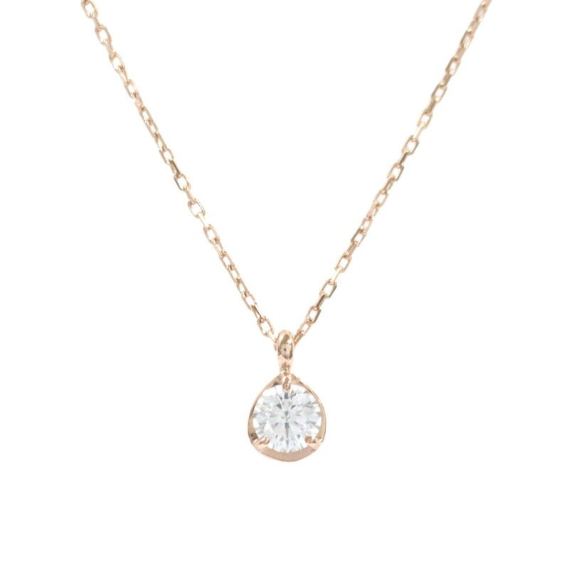 リボン済＆紙袋 ネックレス レディース しずくモチーフネックレス ペンダント プレゼント シルバー