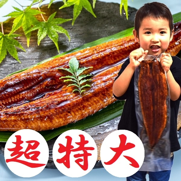 700-860g　超特大うなぎ蒲焼き2尾セット (1尾あたり350g-430g) 訳あり 特製たれ & 山椒付 4,967円