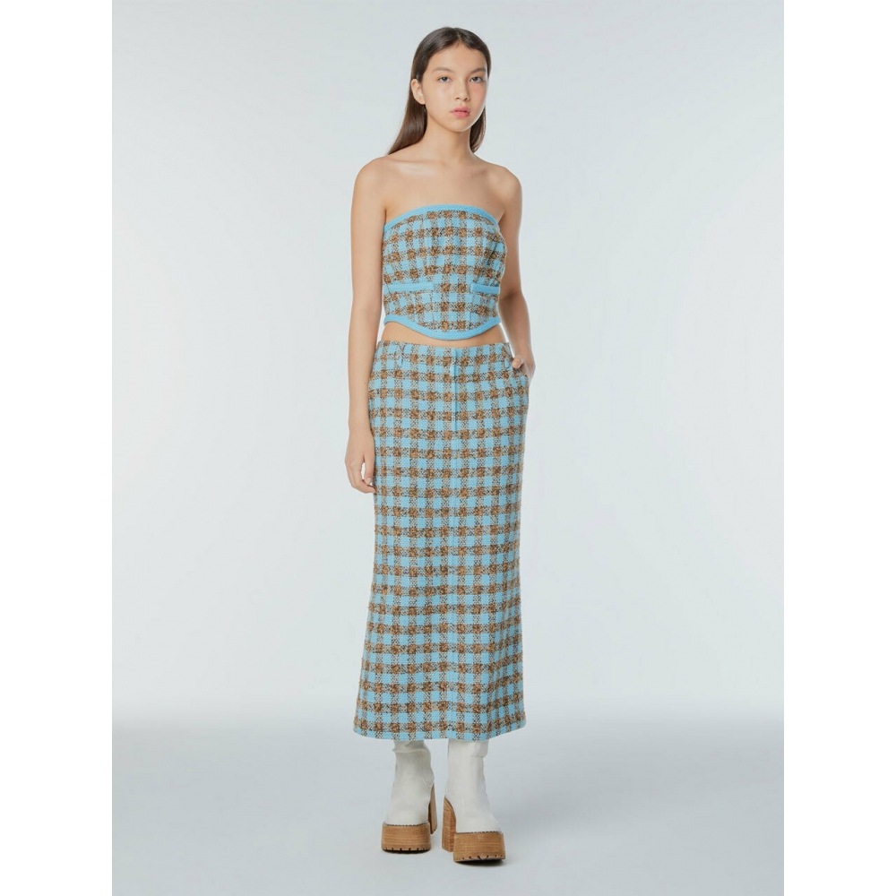 INSTANTFUNKウールクロップトップ