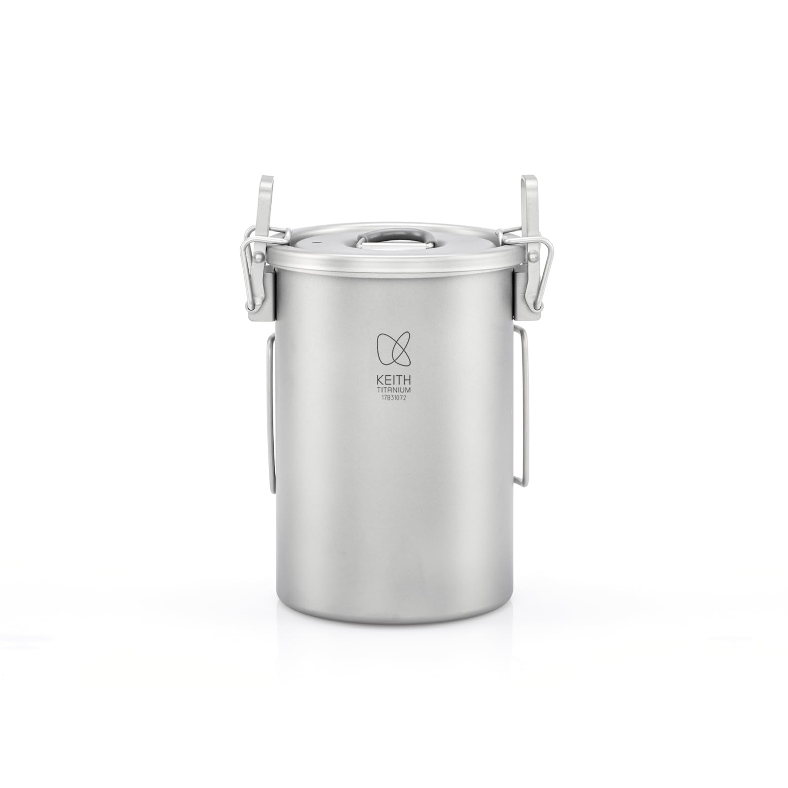 KEITH チタン キャンプ 調理鍋 チタン 炊飯器 旅行 ピクニック 調理器具 900ml (Sliver(KEITH-Ti6300))