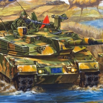 [1/48スケール] R.O.K ARMY K1A1, アカデミープラモデル #T13301