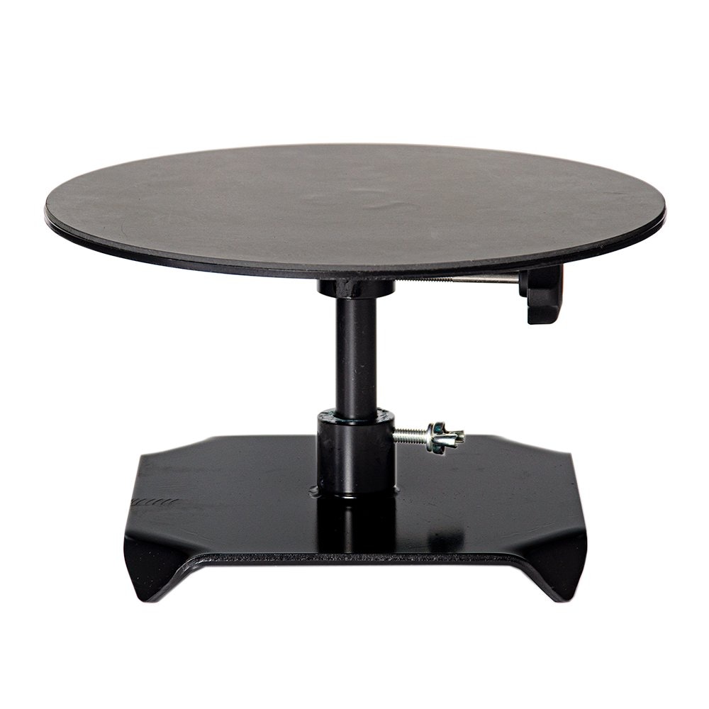 手入作業台　丸　天板２３０ｍｍφ　天板ゴム張り　ＣＲＣ90―64―20―00―00