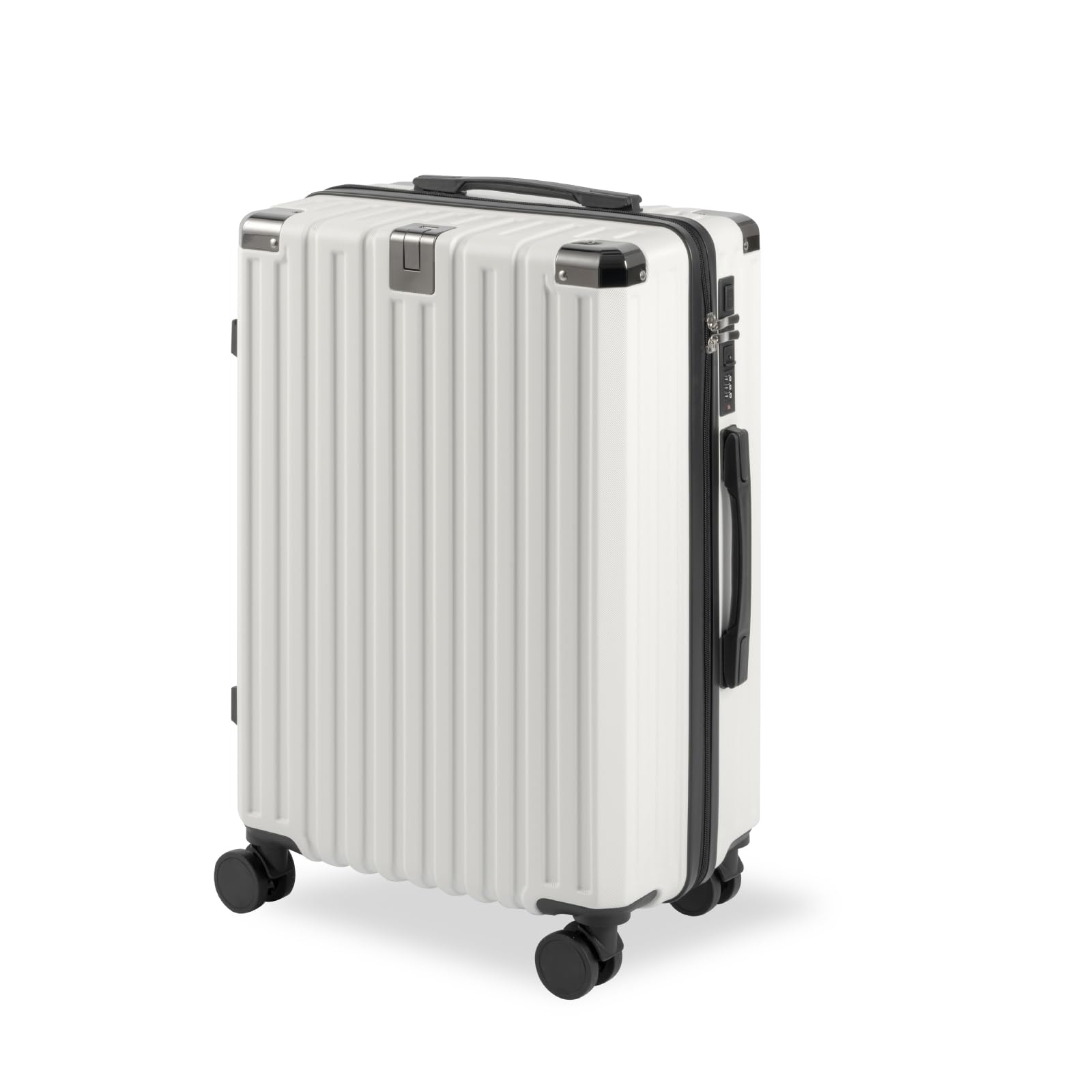 [チアキ] キャリーケース スーツケース Mサイズ 軽量 大型 キャリーバッグ 大容量 60L コーナーガード 耐衝撃 TSAローク搭載 静音360度回転 ダブルキャスター フック付き 国際 国内 旅