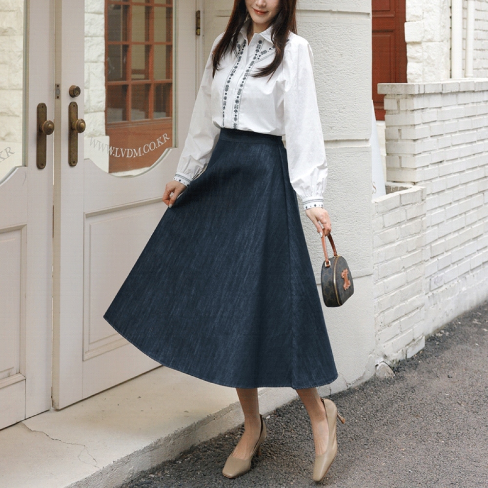 クリック＆ファニーラントリンフレアスカート [SMLサイズ]