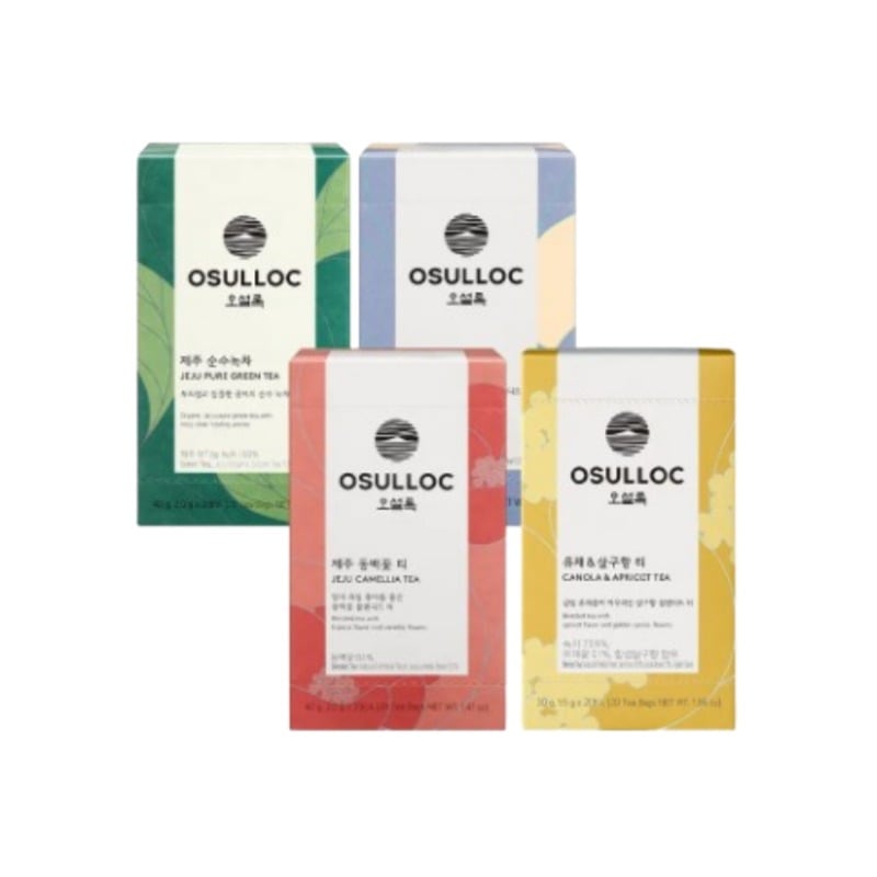 純粋緑茶&蜂蜜梨&椿&アンズ80入り