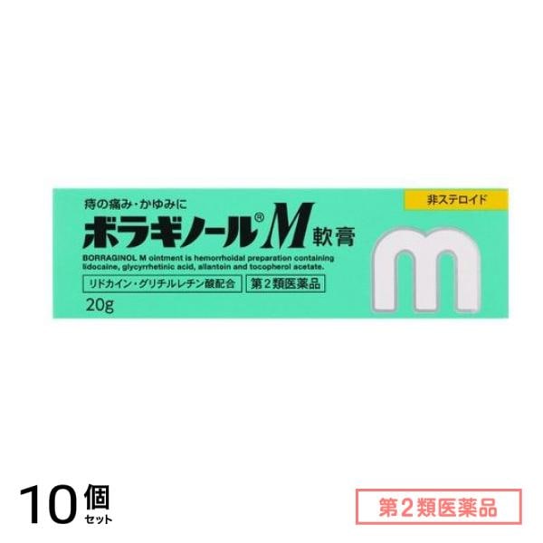 第２類医薬品 ボラギノールM軟膏 20g 10個セット