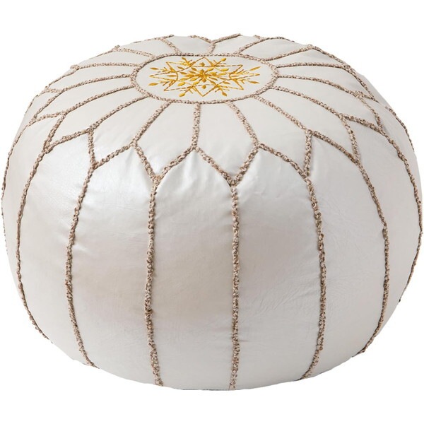 270083921 合皮のモロッカンプフ Lサイズ 50R×20 アイボリー メーカー直送