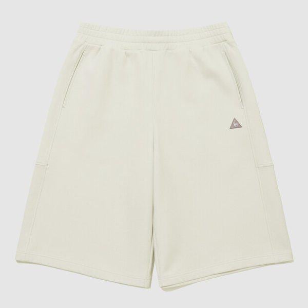 ユニ バックメッシュ ジョガー ルーズフィット 6部丈 ショートパンツ (QR113LHP11_WBG)