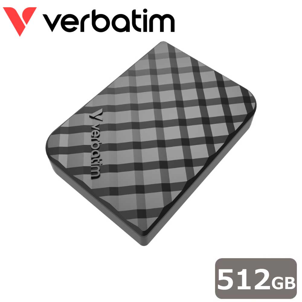 Verbatimバーベイタム 【国内正規品】Verbatim 小型ポータブルSSD Metal Mini Diamond (512GB) 32024J